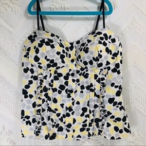 Juniors Large Corset Top w/adjust Spaghetti Straps